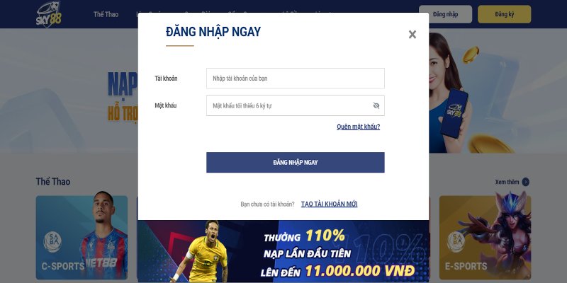 Đăng Nhập Sky88 – Chạm Tới Giải Trí Đỉnh Cao 1 Phương thức truy cập vào Sky88 dễ dàng