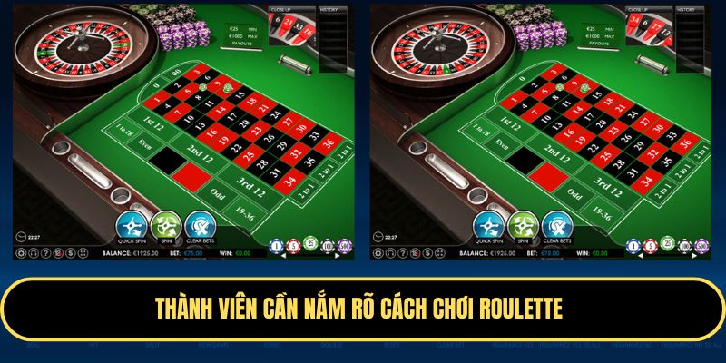 Cách Chơi Roulette - Cá Cược Cực Vui, Nhận Thưởng Cực Khủng 3 Thành viên cần nắm rõ cách chơi Roulette